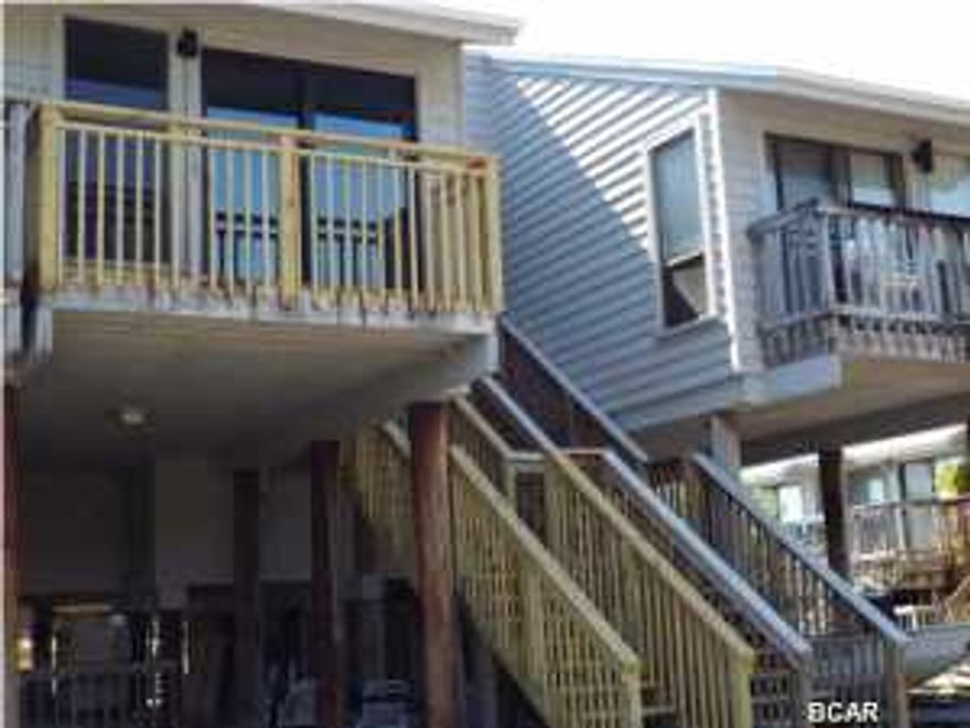 One bedroom One bathroomTown Home with new appliances, paint, AC System, and new carpet offered as is. The windows and exterior decking were recently replaced also. The unit has a nice view of pool and Gulf from the back. The unit is unfurnished and ready for your finishing touches. All sizes are approximate or taken from other sources please verify accordingly.