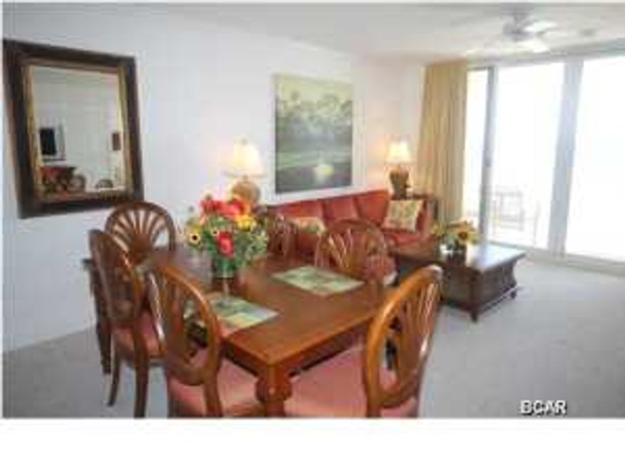 This beautiful 12 th floor 2 Bedroom, 2 Bath unit is one you need to see. Enjoy the beautiful sunsets, sugar sand beaches with Emerald Green water. This is a great buy in a much desired complex. Emerald Beach Resorts boasts a large gulf front lagoon pool surrounded by a hand-laid sundeck. Other amenities include a high definition theater, health and fitness center, two additional heated swimming pools. The layout is open with panoramic views of the gulf from the master bedroom, kitchen, and living room. The kitchen is appointed with granite countertops while crown molding is found throughout the living area and master bedroom. Emerald Beach is Panama City's resort destination of choice and will offer several on-site restaurants, coffee shops, delis, and an arcade for the kids. Buyers