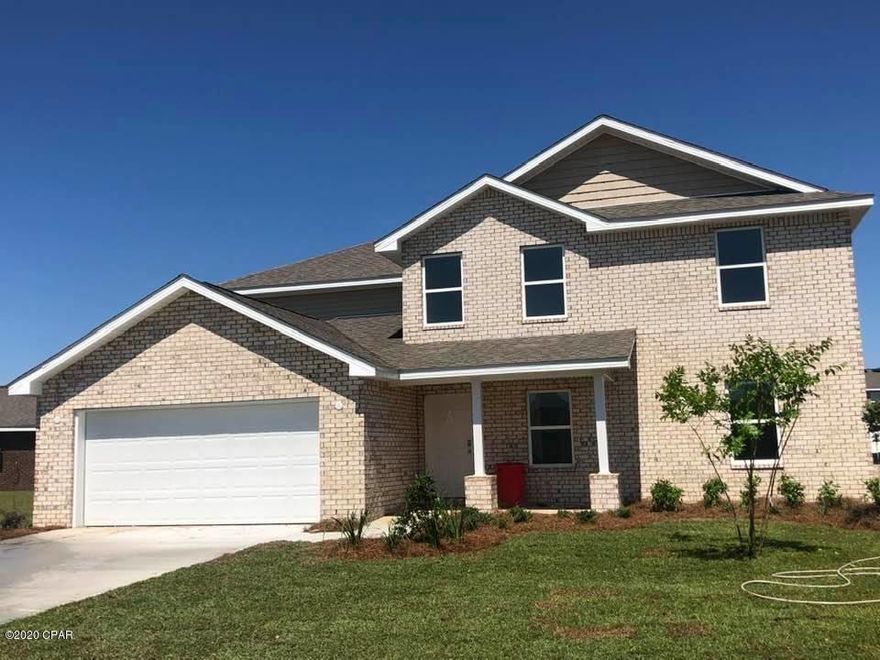 This Fairview floor plan features a downstairs master bedroom and a spacious living area, an additional bonus room on the second level. This home is located in the quiet community of Hodges Bayou with sidewalks and is less than a mile to the public boat docks and fishing piers. As you enter this home you will find traditional 8' ceilings throughout, vinyl flooring in common areas and carpet on stairs, bedrooms and upstairs bonus area and hallways. Nickel hardware, quality paint on interior walls, durable laminate countertops, lighting package, center island in kitchen with appliances including a stove microwave and dishwasher. This home is also equipped with a standard smart home package that includes, Kwikset Keyless entry, Qolsys touch panel, and Echo dot device. Pictures, photographs, floor plans, elevations, features, colors and sizes are approximate for illustration purposes only and will vary from the homes as built. Home and community information including pricing, included features, terms, availability and amenities are subject to change and prior sale at any time without notice or obligation. For Move-In/Completion Estimates: Ready dates are estimates only. Timing of completion of construction and buyer move-in are subject to contingencies contained in home purchase agreement and governing jurisdictions issuance of a certificate of occupancy, and may change due to forces majeures and other delays or disruptions outside the reasonable control of D.R. Horton, Inc.