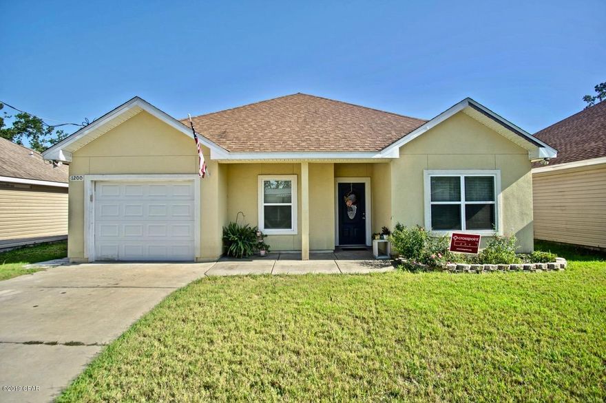 This quality built home is conveniently located to great schools, shopping, and dining. With 3 bedrooms, 2 bathrooms and spacious living space you'll enjoy the perfect setting for relaxing and entertaining. Bamboo floors flow throughout this homes main living areas. Other highlights include a garage, privacy fenced back yard, a separate laundry room, and plenty of extra storage. You'll enjoy the natural light that flows throughout the home airy layout. The spacious kitchen with granite countertops, tile floors and a large pantry opens up to the dining and living room. The master bedroom is graced with a huge walk-in closet and a private master bathroom that has granite countertops, double vanity and a tiled shower. The additional bedrooms provide comfortable plenty of living space, storage, or study. The large back yard makes it easy to enjoy cookouts with family and friends. Call today to schedule your showing.