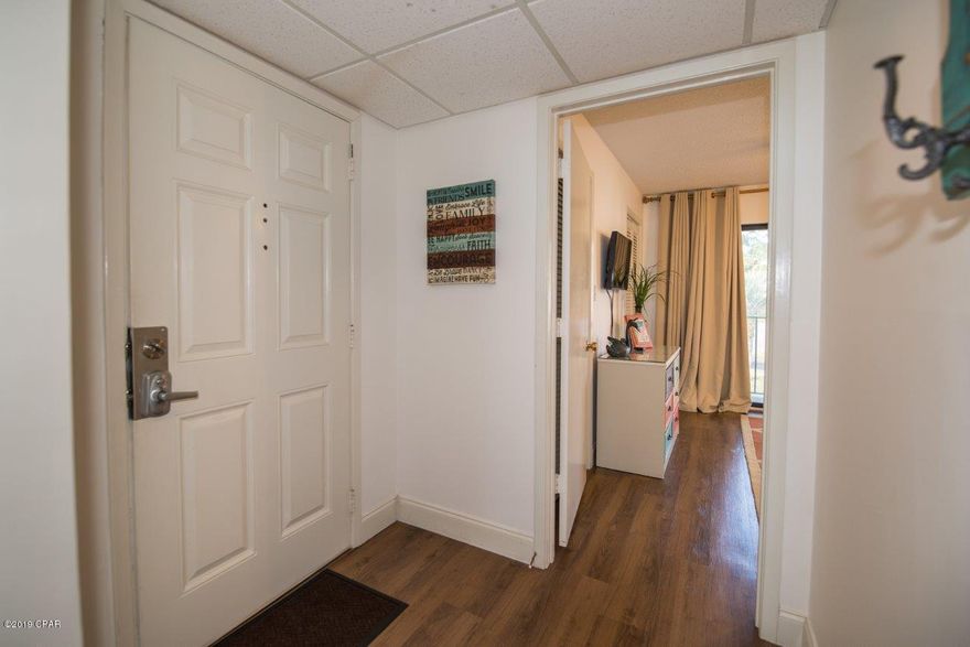 CURRENTLY UNDER CONTRACT, SELLER ACCEPTING BACKUP OFFERS. SPECTACULAR GULF VIEWS!!! This is a beautiful, updated 3BR/3BA condo located within the gated community of the Edgewater Beach Resort. It's located on the second floor of building 3200, with the Living Room, Master Bedroom and Balcony all having picturesque views of the Gulf of Mexico. Updates for this condo include gorgeous vinyl plank flooring throughout, granite kitchen counter tops, Frigidaire stainless steel appliances, including the refrigerator, dishwasher, smooth surface cook stove and microwave that were all purchase in 2019. The new buyer will love the shabby chic décor, fresh white wall color and a full size washer & dryer.  The Master Bedroom is large in size and easily accommodates king size bedroom furniture. A private sliding door opens to the balcony from the Master Suite. The Master Bath features a double vanity, garden tub with glass door enclosure and a walk-in closet.
The north facing guest bedroom could be considered as an additional Master Bedroom since it has its own private full bathroom, its large enough for a king size bed and has a private balcony that offers views of the swimming pool. 
A third bedroom is located off the hallway/kitchen area and shares a full bath with guests. 
Edgewater Beach Resort has some of the best amenities than any condominium in Panama City Beach has to offer. Amenities include a 9-hole golf course, 11 swimming pools, 6 reflecting ponds and 4 whirlpool spas, tennis courts, fitness center, basketball court, Oceans Bar & Grill and a corner market that offers various necessities, ice cream, Starbucks coffee and more. A Complimentary shuttle service also provides on-site transportation for guests to get around the resort, and will drop you off just steps from the resort's beautiful lagoon pool and private beachfront property.
Schedule an appointment today to see this outstanding condo!