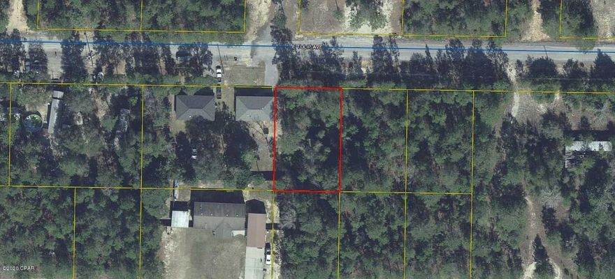 Lightly wooded lot on a newly-paved road in growing Mossy Head community of DeFuniak Springs. Perfect spot to build your new home or you could put a mobile home here. No utilities currently on the property but power is on the street. Public water is available with paid tap fee. Septic tank will be required. Property is located minutes from Blackstone Golf Course and Interstate-10. DeFuniak Springs and Crestview are approximately 15 minutes away and it is approximately 30 minutes to Niceville and Eglin Air Force Base.  Adjoining lot (.229/acre) also for sale separately (MLS #702267).