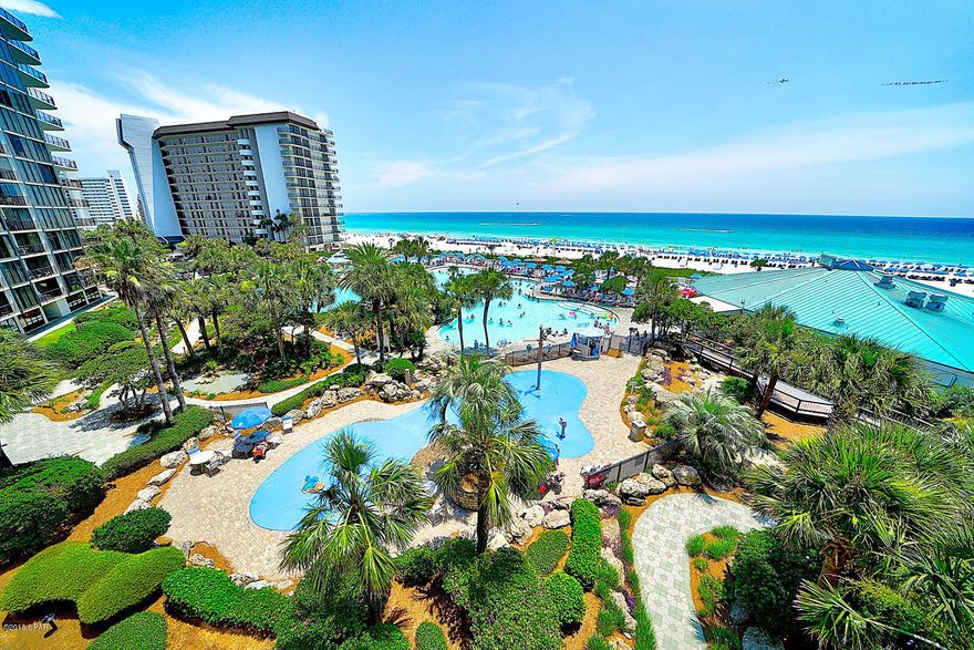 Great new unit with wonderful view.  Wall of windows in family room, dining and kitchen area allow you to see the amenities and Gulf.  Step out onto the spacious balcony for your morning coffee or sit outside for dinner. Two bedrooms and two full baths and pull out sofa allows you to sleep at least 8.  You can cook on the upgraded stainless appliances while viewing out onto the Gulf.  Breakfast bar seats 3 and table can seat 6.  Furnishing include queen in one bedroom, two full size beds in additional bedroom.  Family room offers a pull out couch and 2 recliners.  This property won't last long.

Edgewater Beach Resort offers many things to do including golf, tennis and the Oasis Restaurant located on site.

Buyer is responsible for verifying accuracy of dimensions and statements.