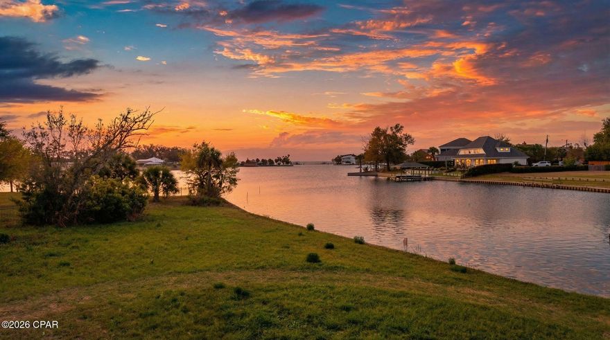 Step onto your future home sight in the most centrally located area in Bay Count; Kings Point! This rare opportunity provides you with over half an acre to build your waterfront oasis and look at the most incredible sunset views from your back yard! 

With direct gulf access, you are just minutes from Shell island and the Pass Via boat!