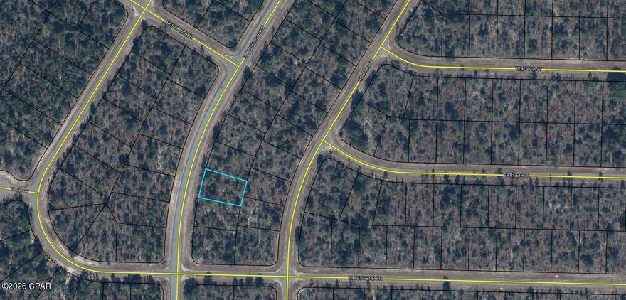 Nice residential lot located in the Sunny Hills subdivision. This property is situated in a quiet, undeveloped area a few miles from Hwy 77. Sunny Hills offers community amenities including multiple lakes for fishing, seasonal swimming at Boat Lake with its white sandy beach, and an 18-hole golf course.

Buyer is responsible for owner's title policy, documentary stamps on the deed, and title company closing fee.