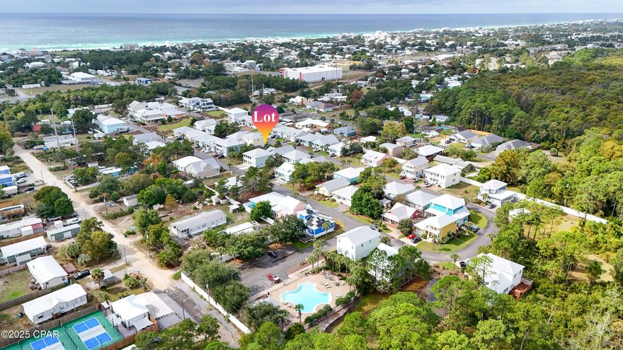 Paradise Grove is a gated community located just two miles from Hwy 79 on the west end of Panama City Beach. Enjoy a short 10-minute drive to Pier Park, Frank Brown Park, Top Golf, and the white sandy beaches, plus plenty of dining and entertainment options nearby. This well-established neighborhood features around 50 newer homes, a community pool, green space, and a dog-walk area. A great location for a primary residence, vacation home, or investment property.

Ask your Realtor for the building guidelines in documents.