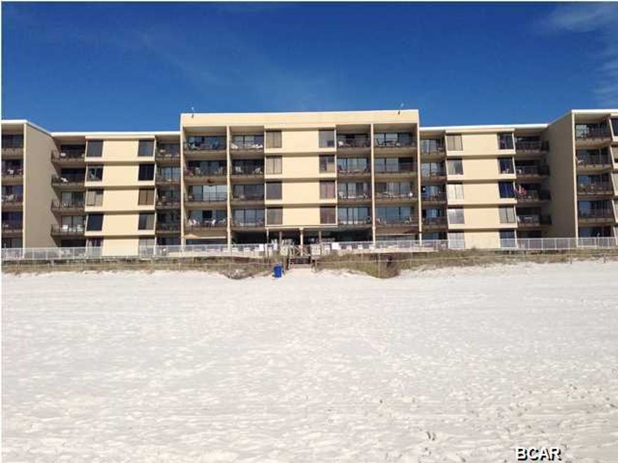 Great older condo on the gulf. Unobstructed views to the East and West. No towering buildings or crowded beach. 3rd story unit next to elevator and stairs. Gulfgate units seldom come on the market and this one is priced to sell.