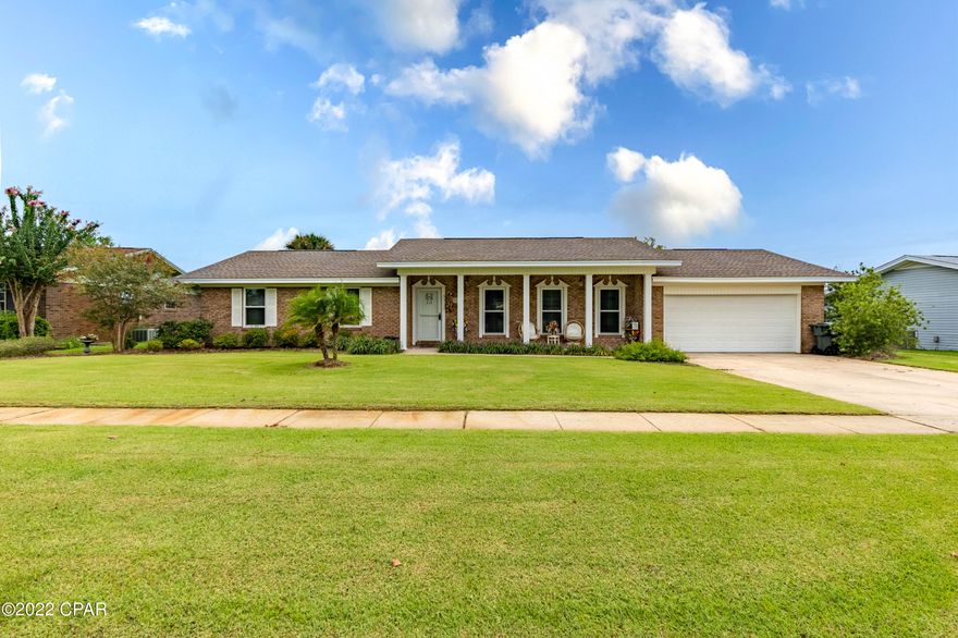 REDUCED!!!!all sizes taken from tax records and or appraiser///How would you like to have NO POWER BILLS--SOLAR PANELS ARE ALREADY PAID/Beautiful brick home in an Established neighborhood--3/2 with open floor plan--home looks NEW''---with screen porch overlooking a beautiful in-ground gunite pool with all the necessary cleaning equipment---new windows, new appliances, new roof, granite counter tops, etc.  Beautiful yard--privacy fence---a must see!!!  ($45,000. worth of SOLAR PANELS AT NO ADDITIONAL CHARGE TO THE BUYER//// SELLER STATES LITGHT BILL HAS BEEN ZERO SINCE FEBRUARY///  Great home !!!!!  SELLERS READY TO SELL!!!!