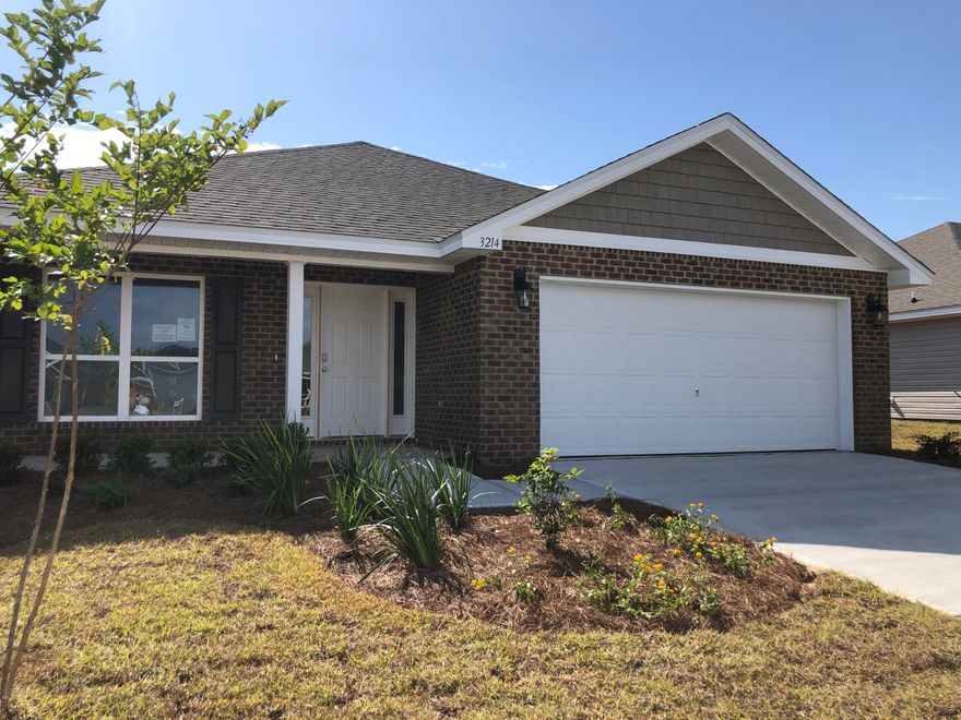 This Boston floor plan is ready for move in. Traditional 8' ceilings, vinyl flooring and durable laminate counter tops throughout with carpet in bedrooms. The Kitchen is open to a breakfast area and there is open living area. This home also has an appointed dining room at the front as you enter. The Master bedroom features a nice size bath with dual sink vanity and spacious walk in closet. This home features nickel hardware on interior doors, a lighting package, appliances include a stove, microwave and dishwasher as well as a standard Smart Home package that includes Qolsys touch panel, Kwikset Smartcode lock, Skybell door bell and Echo Dot device. Magnolia Hills is located just North of Panama City and approximately 20 minutes to Tyndall Air Force Base. Pictures, photographs, floor plans, elevations, features, colors and sizes are approximate for illustration purposes only and will vary from the homes as built. Home and community information including pricing, included features, terms, availability and amenities are subject to change and prior sale at any time without notice or obligation. For Move-In/Completion Estimates: Ready dates are estimates only. Timing of completion of construction and buyer move-in are subject to contingencies contained in home purchase agreement and governing jurisdictions issuance of a certificate of occupancy, and may change due to forces majeures and other delays or disruptions outside the reasonable control of D.R. Horton, Inc.