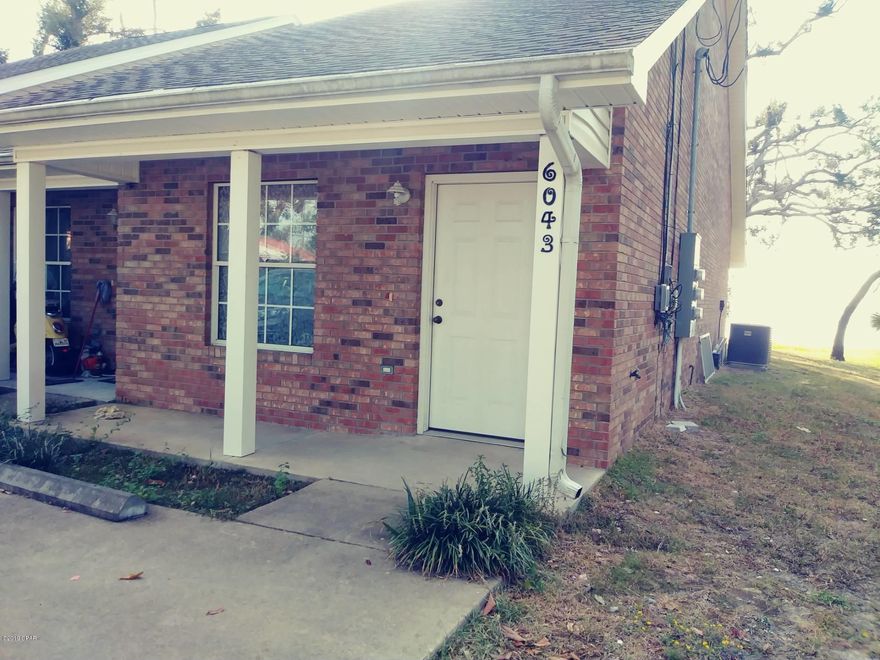 2/2 Waterfront Townhome located at the foot of the Tyndall Bridge. Back patio provides view of bay. Walk to the bay from the back yard! All property sizes and ages are approximate, please measure and/or verify if important.

School assignments are subject to change, please check with Bay County for most accurate information.

Deposit is the same as the rent.

Pets NOT Allowed!