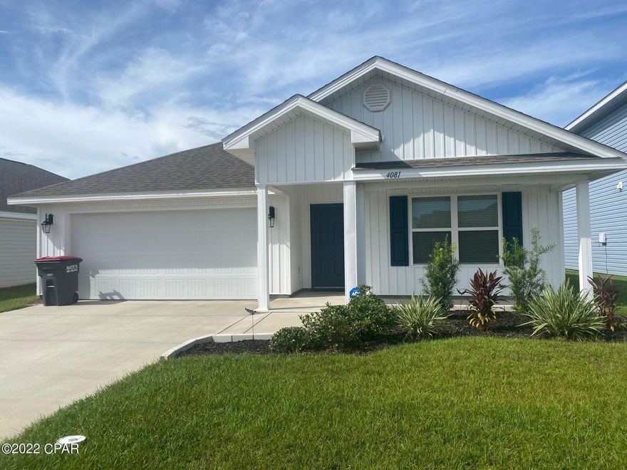 New construction close to the heart of Panama City! 4 Bedrooms 2 Baths this home is a must-see! Remarkable interior featuring 10' high ceilings in the main living areas and a 9' tray ceiling in the master suite. Luxury Vinyl Plank floors, granite countertops, and so much more are found throughout the home. Conveniently located to shopping, recreational parks, schools, and Tyndall Air Force Base.



*All pets are part of the application process and subject to the homeowner's approval*

$250 non-refundable pet fee