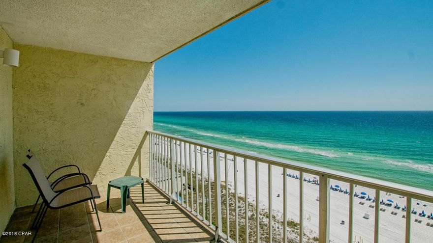 13th floor 1-bedroom condominium at The Summit condominium.  This floor plan features a bunk area in the hallway.  The Summit offers 2 kiddie pools, tennis, shuffleboard, fitness center, playground.  There is also a onsite bar and grill.