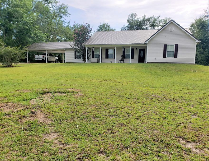 This gorgeous 5/3 on 7 acres in Sneads offers everything a large family could dream of!! The metal roof and solid core vinyl plank flooring are only two years old. It has two separate HVAC systems, one is six years old and the other is two years old. Home has been very well maintained and has PLENTY of space. Attached to the living area you will find the master bedroom featuring a study, large bathroom with a tile shower and jacuzzi tub, and French doors accessing the screened porch inside the chain link fenced back yard. The kitchen features a large farm house style sink and granite counter tops. On the other side of the home there are four additional bedrooms, one being a master suite, and a third full bathroom. There is also an enclosed barn/shop that is approximately 36x42 on the property. If you are looking for a spacious home on a nice piece of land, here it is. Make your appointment to take a look today!!!
All measurements are approximate and to be verified by buyer.
