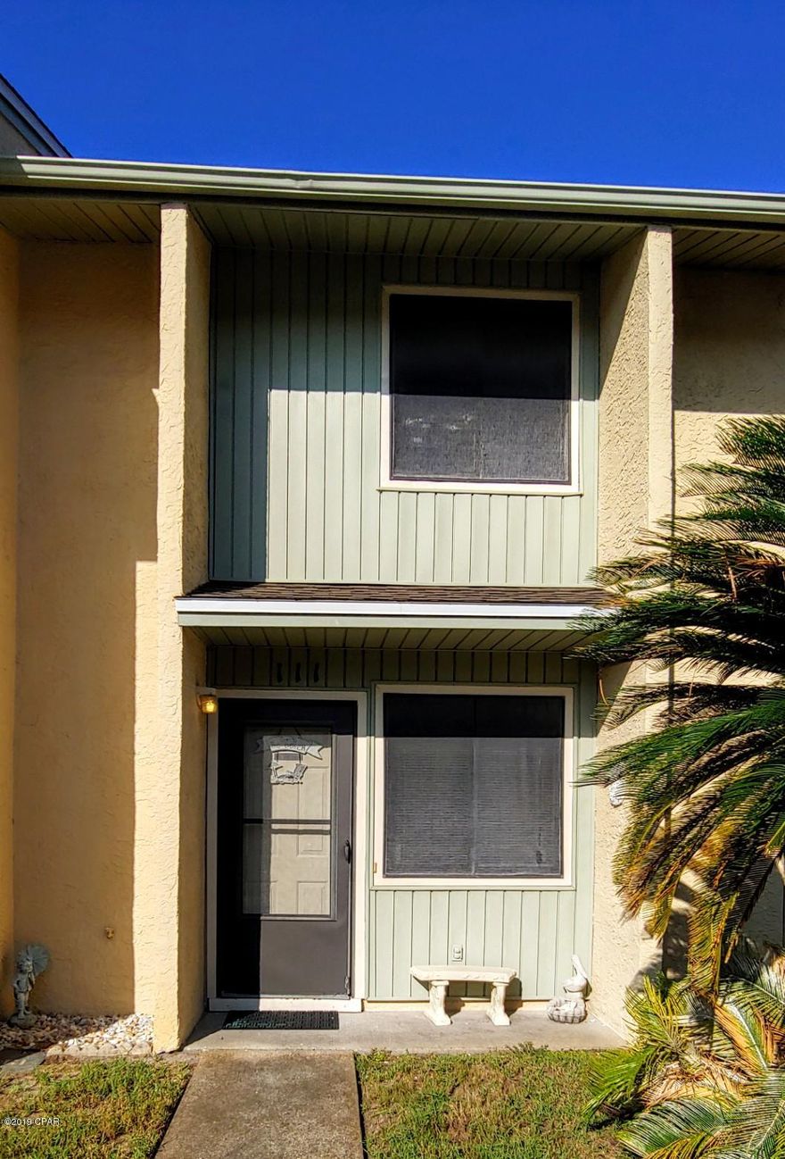 Age, SF, and dimensions approximate. Significant damage to unit due to water intrusion due to hurricane. Ceilings in upstairs bedrooms have fallen down.