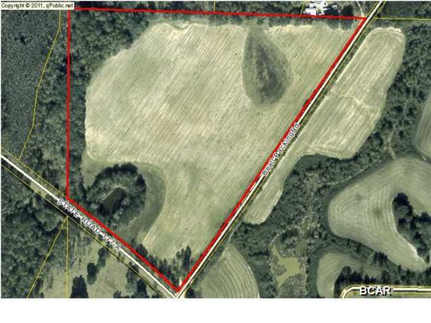 Pasture, Crops, Recreation/Hunting, Home Site or ALL! Almost 30 acres located on a corner giving GREAT road frontage yet affording privacy in the gentle rolling topography. Approximately 8 Wooded Acres, +20ac of Cropland/Pasture Land, only +/- 1ac of Lowland and a 0.5ac POND! All within 1 Mile of a GOLF COURSE. Half Acre Pond is not enough fishing?? How about the 2 large LAKES of Dogwood Lakes less than a mile away! Build your DREAM HOME 45 minutes from the Sugar White Sands of Panama City Beach and the new International AIRPORT. Priced to sell!!!
