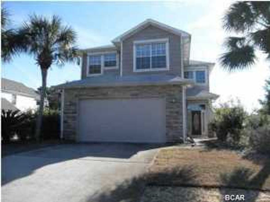 SOUTH SIDE OF 30A - with steps to the beach or your very own swimming pool! This 3/2.5 home has been very well maintained and offers lots of space to entertain your family and friends! Upon entering the home you are welcomed with a 2 story family room that has a floor to ceiling stone gas fireplace. Fabulous kitchen with raised counter bar, stainless steel appliances, granite counter tops, tall custom cabinets, accent lighting. From the kitchen or family room, exit to the relaxing covered rear patio & enjoy the salt water swimming pool (and heated!). Additional space for your grill, pool equipment, and outdoor shower is also available. The master bedroom along with two other guests bedrooms are located on the 2nd floor. Master features a walk in closet oversized shower and corner