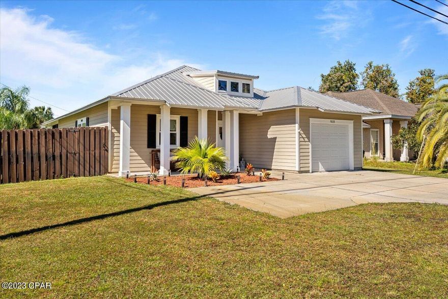 Well maintained and fully furnished 3 bedroom 2 bath beautiful Beach house. House features fenced in spacious backyard with fresh sod, screened in patio with furniture, one car garage with epoxy flooring. Fully equipped kitchen with all the appliances included. Centrally located, only 0,7 miles from the beach. Walking distance to the front beach attractions, restaurants and more.