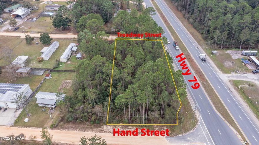 Almost a full acre of commercial land on Highway 79 on the West end of Panama City Beach! This lot is currently zoned Village Center which allows for C-1, C-2, C-4, and R-5 use. This lot is located within proximity to the new Latitude Margaritaville development. This lot is also just a short drive to the Northwest Florida Beaches International Airport, Pier Park and the desirable 30A restaurants and shops. Pier Park offers many attractions including the Skywheel and The Grande movie theater along with eye-catching restaurants such as Margaritaville and Dirty Dicks Crab House. Check out this lot today!