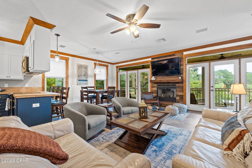 Location, Location, Location!!!!
100 Island Cove Court is a highly desirable STR  located on the West end of Panama City Beach. The sellers are offering a 2/1 buy down to help with buyers rate and bumping up your ROI. This is in documents of listing so ask your realtor.

 This stunning home offers not only a coveted location with a short 4 min walk or quick golf cart ride to the pristine white sandy beaches. this home is also a cozy escape right in the middle many local attractions.
With a warm and inviting ambiance it will make you feel right at home. Step inside being greeted by a meticulously designed space that has undergone extensive remodeling, adding a touch of charm to every corner. 
One of the standout features of this property is the recently remodeled first level, which now offers even more sleeping accommodations with a spacious and inviting bunk room.This addition not only maximizes the home's rental income potential but also creates a comfortable space for the kids, or extra guests.
Three bedrooms and three and a half bathrooms,  easily accommodates 12 guests. The main level makes a perfect spot for all to gather after a day at the beach. Relax with the open concept living area, enjoying home cooked meals in the stylish dining space. The inviting atmosphere extends beyond the interior, as the surrounding lush natural landscaping creates a secluded setting.
If you desire a primary home picture yourself enjoying your morning coffee on one of many porch or hosting a barbecue with friends and family. Unwinding in the hot tub while the kids scoot over to the community pool will be a great way to end each day.
Whether you're looking for a primary residence to enjoy the laid-back beach lifestyle year-round or a vacation home to escape to on weekends, 100 Island Cove Court offers the perfect balance of comfort and functionality. Additionally, the home's impressive rental history makes it an attractive investment opportunity.
Don't miss the chance to own this remarkable fully furnished property, schedule your viewing today and experience the charm and possibilities that await you at 100 Island Cove Court.