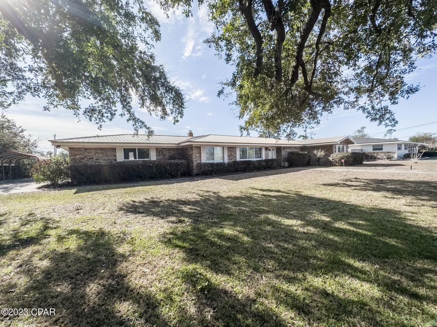 Currently Under Contract .Seller will Consider  BACK UP OFFERS .HUGE Ranch Style Brick Home and On a  Large Corner Lot .2 car garage and additional covered space for cars or  boat.

Plenty room for a Pool or additions

 3 beds, 2 baths, Family Room with Fireplace .Plus a Living room and also a dining room.

This Home is on  Septic System which was replaced in 2019 and also uses Well Water for Drinking. Serviced by Culligan . 

Don't let this one slip away

Metal Roof Installed after Hurricane Michael 2018.Newer HVAC and Hot Water Heater .