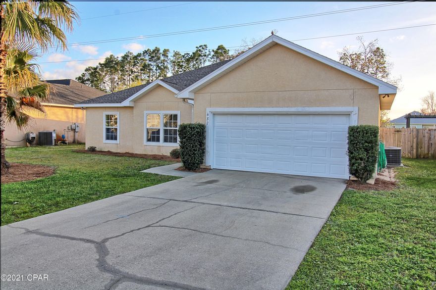 Gorgeous 3 bed/2 bath in Hidden Pines/Treasure Palms near the end of a quiet Cul De Sac.  Large open floor plan with high ceilings and outdoor space.  Must have 625 credit score, gross income must be 3 times the monthly rent and have clean background/eviction history.