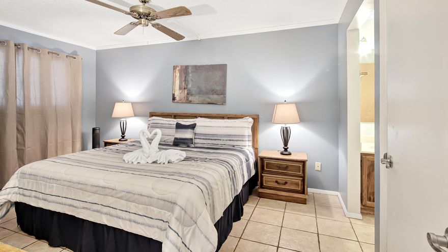 Welcome to The Summit #1317! The unit features a One Bedroom, 2 Bathroom, with Bunks located in the hallway alcove and is fully furnished with a washer and dryer. Floor to ceiling windows maximize your view of the Gulf of Mexico and the balcony gives you privacy from your neighbors on both sides. Unit 1317 Comes with dishwasher, microwave, refrigerator and freezer, and stove/oven. The property has wonderful amenities with two beautiful full-size pools- one of which is heated seasonally, two hot tubs, and a private kiddie pool area. Private beach access and a playground. Also, poolside tiki bar and Bikini Bob's Restaurant onsite. The Summit is located on the East End of Panama City Beach and is close to the marina, restaurants, and local attractions. Come see this perfect unit today