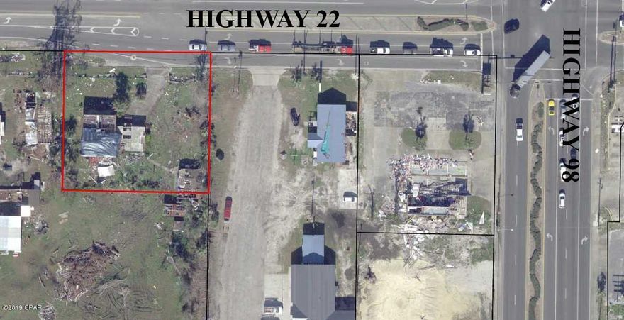 Great location off Highway 22 which has high traffic density and visibility.  Home could be a tear down and possible value in the land as it can be zoned Commercial.  Property next door of 2.67 acres is also for sale and can be purchased together with subject property at $319,900.  This will give you 3 acres of potential Commercial on Highway 22.  Great possibilities for Apartment Complex, housing etc.  Sold ''As Is''.