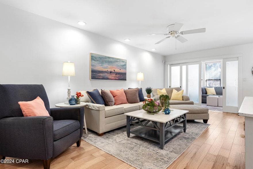 This three bedroom-three bathroom cottage is located right inside the gates of Sandestin Resort.  Location is everything and this property has plenty to boast about.  It has a new roof, new HVAC system, new dishwasher, and all new flat screen TV'S in every room.  The attic was recently insulated and the owner is astonished at how low their electric bill is.  You'll never run out of hot water because you have a new tankless water heater.  The kitchen has a double oven, soft close drawers and cabinetry.  There is a pantry with slide out shelves for the ultimate in organization.  This home has never been rented and is kept in impeccable condition.  it will also make a great investment property.  This cottage comes furnished and with a full price offer seller will give $5000.00 credit to buyer toward a golfcart of your choosing.