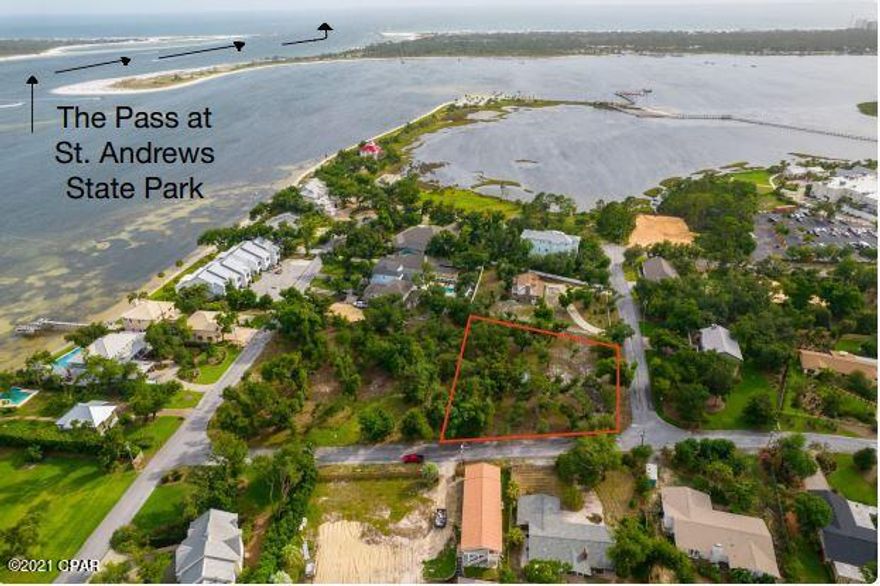 Tucked into Bay Point, and with No HOA, this Beautiful wooded lot on a quiet street is just steps to the Bay, and a very short boat ride to the Gulf. Enjoy close proximity to a Kayak launch, restaurants, shops, Spa, and Marinas. You will not want to miss out on this lot!