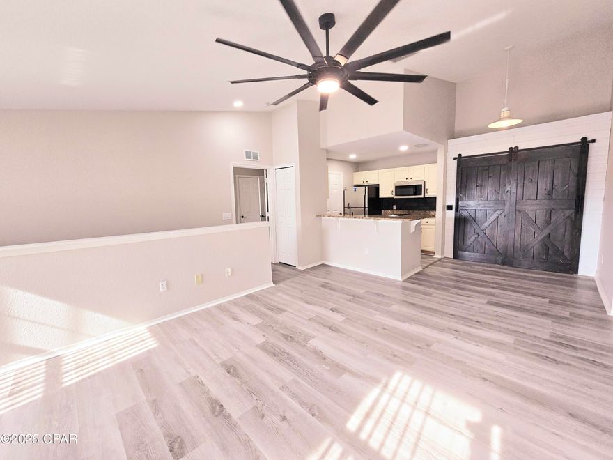 🌴 Looking for a great 2 bedroom? Step inside and experience the stylish ambiance of this unit! The entire condo features luxury vinyl plank (LVP) flooring, offering a sleek and durable foundation throughout. Every room has been thoughtfully updated, ensuring a contemporary and inviting living space.

🛁 The bathrooms boast upgraded countertops, while all cabinets have been repainted and adorned with new hardware. A newly installed industrial ceiling fan and recessed lighting add to the modern charm. Meticulously repainted doors and door frames rejuvenate their appearance, giving the unit a polished finish. The kitchen highlights a new sink and stylish barn doors for the pantry.

📍 Convenience is key at Nautilus Cove, centrally located near Pier Park for shopping, local dining, and pristine beaches just moments away. Amenities include a resort-style pool, a well-equipped fitness center, a clubhouse with a full kitchen for entertaining, and a playground for endless fun and adventure.

🏠 In summary, this 2-bedroom, 2-bathroom condo at Nautilus Cove offers a rare opportunity to live in a beautifully upgraded and conveniently located property. With its modern finishes, thoughtful details, and array of amenities, this condo promises an exceptional coastal living experience. Don't miss out on calling Nautilus Cove your new home!