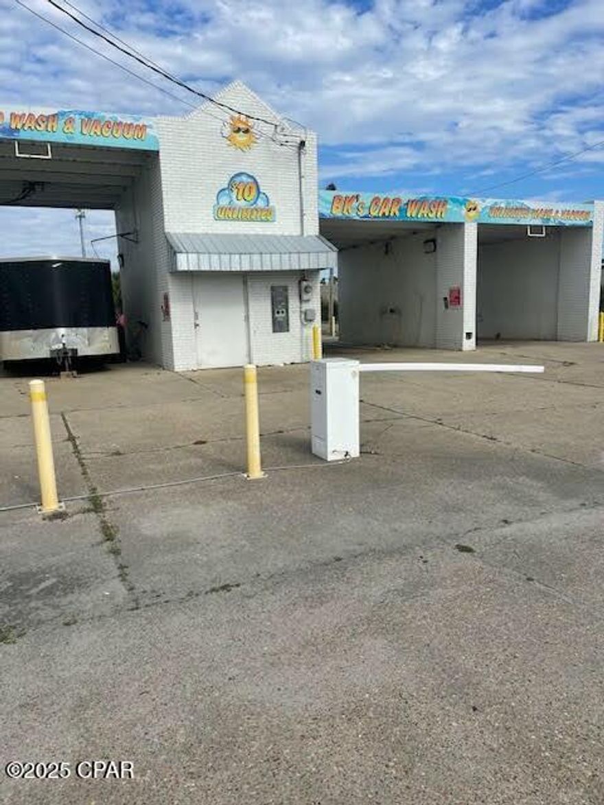 This is a great Investment. A very busy and popular Street. Currently not being used as a car wash, but can be repaired to use as a car wash. Such a great location that any business you decide to put there would definitely be a money maker. There are many businesses around here as this is a very popular street with a lot of traffic flow. O'Reilly Auto Parts, Parkway Auto Repair, Avian, Marathon Gas Station, Business Park, and Dollar General to name a few!