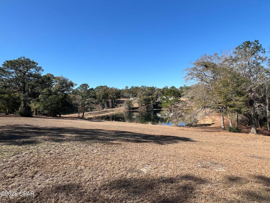 Currently under contract, seller taking back up offers.
This waterfront property is absolutely breathtaking. Just a few feet off of a paved road  this amazing property is a private oasis. Whether you are building your dream home or settling into a charming mobile home, this beautiful countryside is ready to be your personal paradise. This is a sportsman's dream as well as anyone who enjoys nature.  Featuring a beautiful lake that is full of Large Mouth Bass and Bream as well as the occasional Whitetail deer.