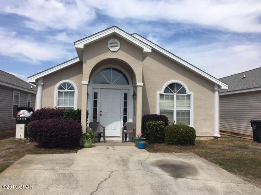 Home backs up to Natural Area.  Home has newer HVAC, Water Heater, Outside paint.  Great Long or Short Term Rental, Second or primary Home.  Community has 2 pools (one heated), playground, and guard gates.  All measurements are approximate.