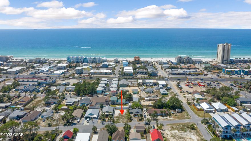 *UNDER CONTRACT SELLER WILLING TO ACCEPT BACK UP OFFERS* Build your forever beach home OR vacation getaway OR investment property! This prime location has the BEST OF BOTH WORLDS - South of Grand Lagoon AND the sugar sand beaches of Panama City Beach along the Gulf of Mexico! Most all trees have been cleared and it's set up to supply all utilities, including natural gas. It's also 'high and dry' and flood insurance is not required. The property is conveniently situated near a public boat launch and Beach Access 21 is a short walk, only two blocks away. This residential parcel is completely ready to build upon and the seller is offering a survey. Approved for short-term rentals and for a home building height of up to 45'. Don't wait - purchase this lot today to own your piece of the World's Most Beautiful Beaches in the Florida panhandle!