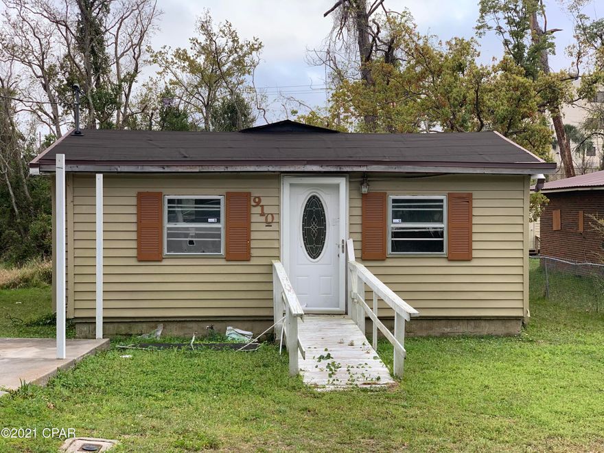 ATTENTION INVESTORS!! Make sure to check out this cottage home with a ton of potential. The home was damaged during Hurricane Michael and repairs were started. This is a great opportunity to rebuild and add to your rental inventory. Measurements approximate.