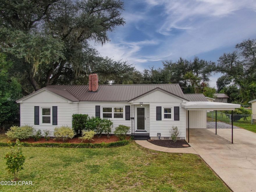 CURRENTLY UNDER CONTRACT, SELLER WILL CONSIDER BACKUP OFFERS.

Welcome to this vibrant and charming Cove neighborhood in Panama City, Florida! This beautiful Cove home is move-in ready and the perfect starter home or investment property. Very spacious with 3 large bedrooms and 2 baths, this 1,281 sq. ft. home is the classic combination of recent updates and antique charm. With hardwood floors, original interior doors and hardware, central A/C, a newer kitchen, newer vinyl windows, a metal roof that was replaced in 2019 and a fenced-in spacious yard with a storage shed. 

Nestled between Massalina and Watson Bayou, the Cove is the perfect place to call home. The location is central to EVERYTHING! Shopping, dining, good schools and work. Come join our tight-knit community and experience the beauty and warmth of Cove living!