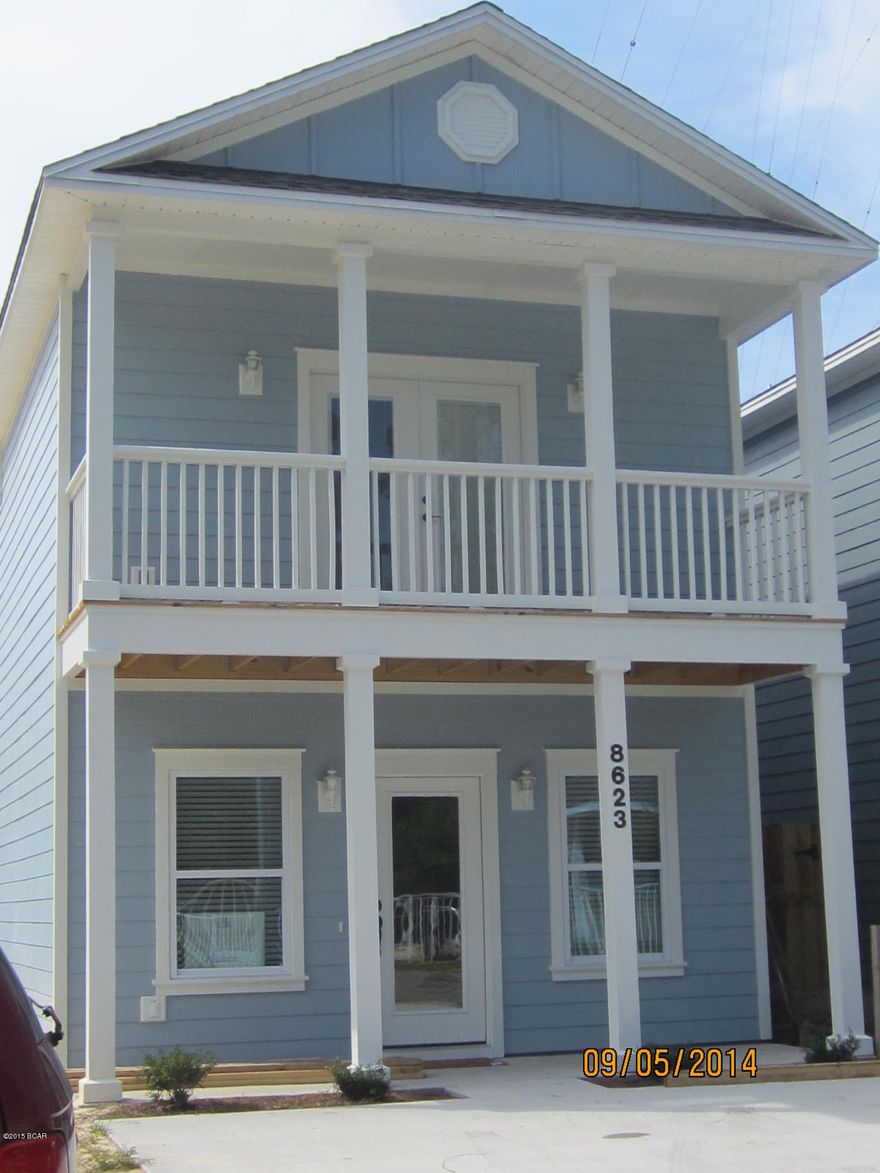 Coastal style 2 story home near beach. Many upgrades