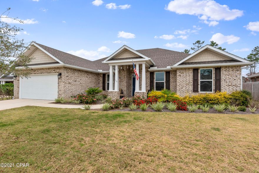 CURRENTLY UNDER CONTRACT, SELLER ACCEPTING BACKUP OFFERS. Welcome Home to 168 Sweet Tea Ln! This Spacious Home Features An Open Floor Plan With 4BR, 3BA, Study, Dining Room, 2 Car Garage & Covered Back Porch. With Stainless Steel Appliances, Granite Countertops, Gorgeous Backsplash, LVT Flooring Throughout, With The Exception Of Carpeting In One Bedroom, Pantry & Laundry Room. This One Won't Last Long! This Residence Is Perfectly Nestled In The SweetWater Section Of The Community. You'll Have Access To The State-Of-The-Art Amenities Of Hammock Bay Is Known For...Walking Trails, Bark Park, Tennis/Basketball Courts, Disc Golf, Clubhouse w/Theater Room, Fitness Center, General Store, 3 Swimming Pools & More! Call Today & See For Yourself All That This Amazing Home Has To Offer.