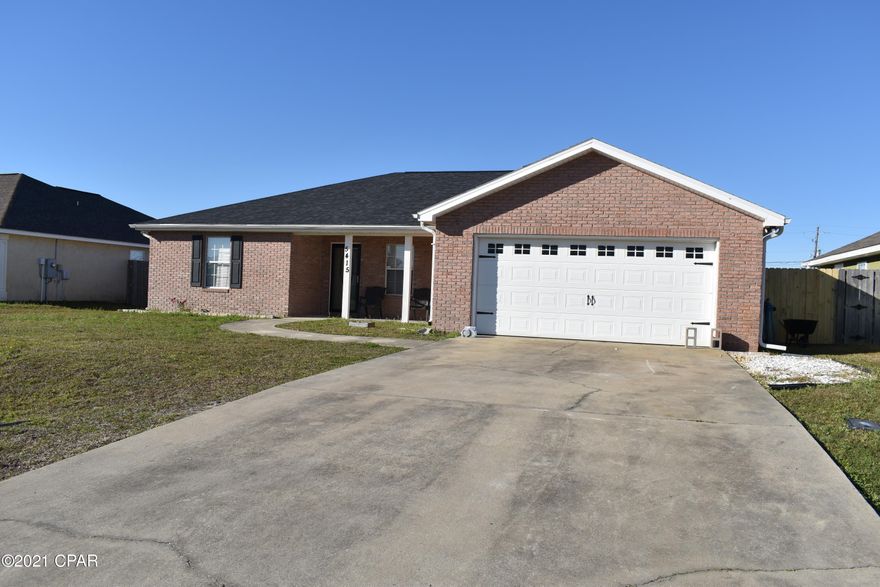 Cute 3/2 brick home in a great neighborhood close to EVERYTHING. This home has vaulted ceilings in the open living/dining/kitchen area, a master bedroom split from the other rooms. Home features a fenced yard, a large laundry room with a bonus frig. and a nice 2 car garage. Home is walking distance from Tommy Smith Elementary and Merritt Brown Middle School. Neighborhood has sidewalks, parks and lots of great neighbors. Pets negotiable. Property management company requires an application to be approved prior to showing. Applications can be found on their website.