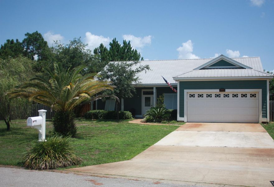 ***LYNDELL PLANTATION***  This is a quiet neighborhood surrounded by vacant land, and right around the corner from grocery shopping, dining, fitness centers-you name it! As you walk through the front door, you'll find the large, open dining room on your right. Continuing ahead there is the spacious living room with a gas fireplace and French doors that lead into the back yard. The kitchen in this open floor plan features a breakfast bar and a breakfast nook that overlooks the back yard and sparkling pool. The refrigerator is a stainless steel French door model, complete with in door water and ice. The stainless steel gas stove and built in microwave, along with the Frigidaire dishwasher complete the appliance package. The split floor plan features a large master suite conveniently located close to the laundry room (washer and dryer will convey). The roomy 2nd and 3rd bedrooms are on the opposite side of the house along with the 2nd bathroom. Relax in your saltwater pool as you enjoy the privacy this house offers- a privacy fenced back yard and no neighbors behind you! Only 1 mile to the beautiful white sandy beach and 5 minutes to shopping and entertainment at Pier Park. (All measurements and school zones are approximate and must be verified by buyer if important).