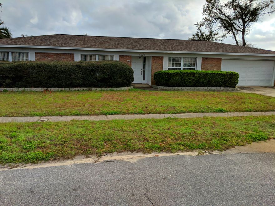 Investor Alert, this 3-bedroom 2 bath home is situated on a .215-acre corner lot in the popular subdivision of Lannie Rowe Lake Estates. Ten minutes to Tyndall AFB, Paper Mill, and Eastern Ship Building. Property has a new roof, some sheetrock has been repaired, needs new flooring throughout. Hot water heater supply line recently had a leak, some sheetrock has been removed. The most remaining damage is cosmetic. Wallpaper needs to go, paint inside and outside. Could use updating, but what is there is usable. Perfect for a do it yourself, homeowner.