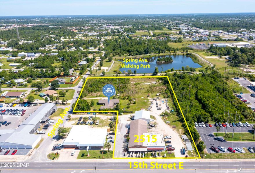 4.5+/- acres available.  This listing is for two parcels- 14605-000-000 and 14606-000-000.
Zoned C3-A which is very flexible zoning and provides opportunity for investment and financial gain.
C3-A Zoning encompasses all the uses of C1 and C2 which include (but are not limited to):
Retail, Transportation, Warehouses, even Waste Management (the only type of warehousing not allowed is refrigeration products and like-kind refrigeration storage), maximum building height allowed is 100 feet.  See photos for diagram of the types of warehouses.  Four (4) 9100 square foot warehouses, and One (1) 7215 warehouse.  43,615 total square feet for warehouses.  Ample room for driveways, water retention, and parking.
There is a 2186 square foot home that can be remodeled (for renting or use it as a home for management or property oversight) or demolished to provide more room for parking and/or an additional warehouse.
There is an option to demolish the current granite retail store fronting 15th Street, or convert it to your own retail space.  You can even utilize the retail space as a check-in for management if you decide to build a storage facility.
The Boot Store was sold and is not included in the 4.5+/- acres.
Setbacks are:
25 feet off 15th Street and 5 feet off the sides.  Commercial properties are to the east and west of this property.