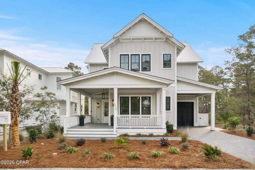 Coastal Living at Its Finest on 30A

Discover your Dream Home in the sought-after Lakeside community at Blue Mountain Beach. 
New Construction, 325 Matt's Way, a stunning 4-bedroom, 4.5-bath home offering 2,665 sq ft of thoughtfully designed living space just steps from the sugar-white sands of Santa Rosa Beach.

This beautifully crafted home features white oak flooring, quartz countertops, and TimberTech composite decking for low-maintenance outdoor living. The chef's kitchen is equipped with premium Dacor 36'' dual fuel range, Dacor refrigerator and microwave drawer, and a Bosch dishwasher, perfect for hosting and entertaining in style.

Enjoy two spacious living areas and expansive porches that invite coastal breezes year-round. Each bedroom offers an ensuite bath for privacy and comfort. Modern conveniences include a Rinnai tankless water heater, 1-car garage, and parking for up to four vehicles (garage, driveway, and street).

Located near the best of 30A, you'll be moments from scenic biking trails, boutique shopping, and award-winning dining at Blue Mabel, Cowgirl Kitchen, Red Fish Taco, and Mimmo's Italian.

Experience the charm of coastal living with all the comforts of modern design at 325 Matt's Way. Your dream beach retreat awaits!