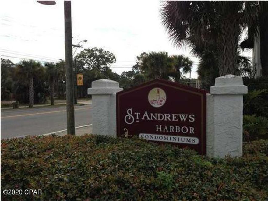 1BD, 1BA CONDO on ground floor w/ new paint, new flooring; This complex offers a large pool, a picnic area with grills, and nice landscaping. Within walking distance of great St Andrews restaurants, shopping, parks, and St Andrews Marina. Across the street from Los Antojitos Mexican Restaurant. Water, Sewer, Garbage, and Basic Cable provided by Owner; tenant just pays electric! No pets.