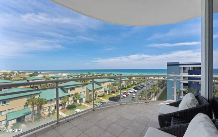 One-of-a-kind Gulfside Penthouse Villa now available.
Villa PH-01 is a beautifully renovated, top floor corner unit with wrap around covered patio and an oversized private rooftop terrace with hot tub and panoramic views. This property boasts an impressive rental income history making it a perfect consideration for investors and homeowners. It has grossed over 70,000 with 7 weeks of owner use each year.
Resort-style amenities elevate your living experience in this turnkey renovated gem that comes fully furnished. Immerse yourself in breathtaking, unobstructed views of the Gulf of Mexico and the Choctawatchee Bay from either your covered wrap around balcony or your panoramic private rooftop deck with hot tub.
Located right on the gulfside, the condo provides alluring water views and easy access to both the gulf and the bay, seamlessly blending luxurious living with the joy of a coastal lifestyle. The furnished balconies provide a private sanctuary for reading and relaxing with sights and sounds of the ocean waves.
The 10ft ceilings flow from the open concept fully stocked kitchen to the living area that opens onto the private balconies for additional living space to enjoy. The corner unit provides two walls of windows for beautiful breathtaking views. Ample seating in living area includes queen sleeper sofa, bar seating and a bistro kitchen table.
The well appointed Master has an on-suite bathroom including a garden tub and stand in shower. The master also has access to the balcony for your morning coffee. Ample space allows room for a king bed and an additional daybed/trundle to accommodate extra guests.
Destin West is a world class resort featuring 7 swimming pools including two heated pools for year round enjoyment and a 700 foot zero entry winding lazy river for relaxing under lush landscaping. A large fitness center , full service beach rentals, multiple hot tubs, a bayside marina/dock, multiple picnic/grilling areas and a children's play area complete the resorts appeal.
Destin West is located on Okaloosa Island right beside The Boardwalk which has multiple restaurants and shopping choices. They offer beach activities for families and children like movie nights on the beach, magic shows and dance parties.
It is also located just minutes (4 miles) from downtown Destin's famous Harborwalk for numerous activities, shopping, boating, and restaurants beyond your wildest dreams.
Don't miss an opportunity to own a one-of-a-kind gulfside penthouse villa on Okaloosa Island!

Oceanfront and Bayfront Resort

*Sky bridge spanning hwy 98 linking bay and beach
*5,000 sq ft lagoon style pool
*700 foot zero entry lazy river
*Bayside waterfall pool (heated seasonally)
*Gulfside villa pool under unit (heated seasonally)
*Gulfside kiddie pool
*3 oversized hottubs
*Large onsite fitness center
*Charcoal grilling stations/ picnic areas
*Handicap accessible boardwalk to beach
*Bayside marina/dock
*Covered parking
*Onsite Management
