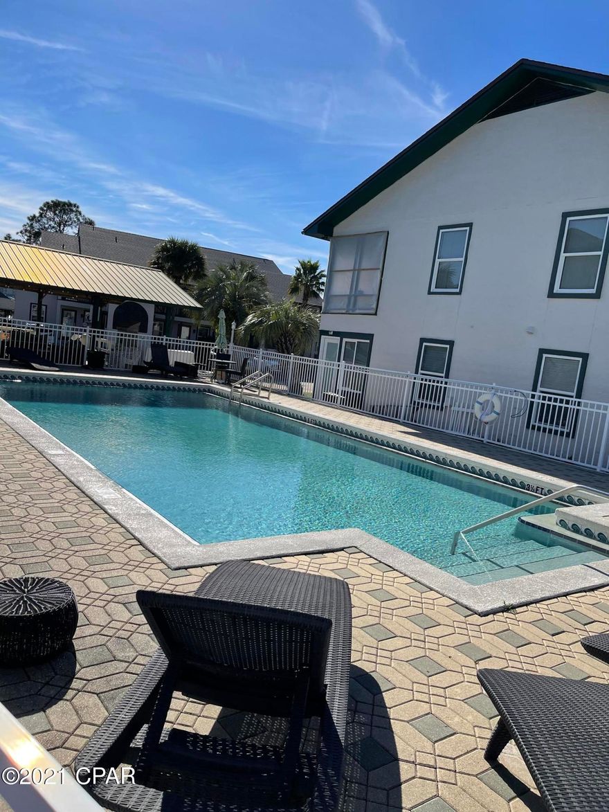 Freshly Upgraded Cozy Condo on North lagoon in fabulous Panama City Beach FL! Minutes to Naval Base, Minutes to Gulf of Mexico white sand beaches and all Salt Life activities you are craving! New roof and new windows, restored floors, updated paint and hardware as well as to new bar countertop with new double sink. 

Units rent for $1300 per month Great Investment! 30 Day rental permitted per covenants.