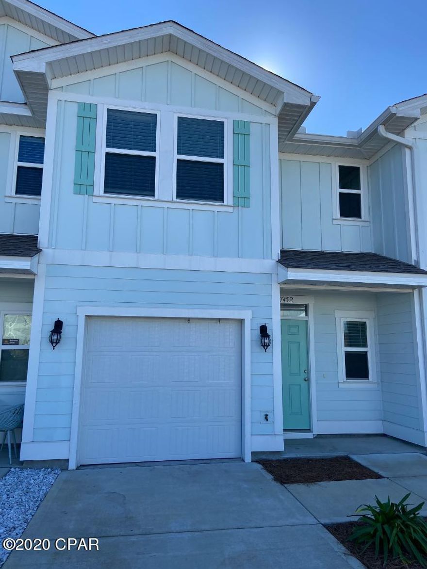 1yr old townhouse at Hathaway Townhomes - 3 bedrooms, 2.5 bathrooms, 1,500sqft. New paint, granite counters, vinyl planking & carpet, stainless appliances, W/D included. 1 car garage, small back patio area. Community pool. Garbage included. Pets negotiable, restrictions apply.