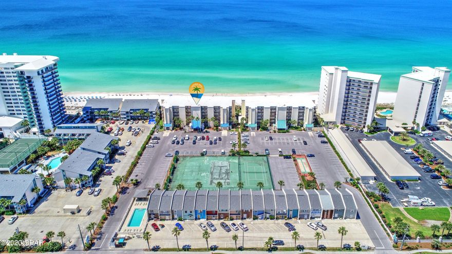 Enjoy the opportunity to own a 2nd floor unit in a low density building facing the beautiful Gulf of Mexico! With the GORGEOUS emerald waters and fabulous sunsets, you can ride the elevator or walk down one flight of steps to a piece of PARADISE!  With 2 full baths with your own separate personal laundry/storage area across from your unit, this one bedroom has a ''cabinet'' murphy bed as well for guests.