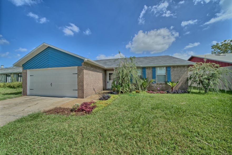 Newly renovated 3 bedroom 2 bath home, move in ready.  New cabinets, granite counter tops, appliances and fresh paint.  Fireplace in living room, dining area right off of the kitchen, and slider(being replaced along with windows) that leads to a fenced in backyard. Master bedroom has its own ensuite which has been completely renovated. All bedrooms have barn doors on closets, very nice touch.  Laundry room in home that is larger and has extra storage.  Home also has a two Car garage that is nice sized.  So much more, attached in photos is all the work that has been completed. Call today to view this Gem of a home, it will not last.  All sizes and sqft is approximate if important please measure.