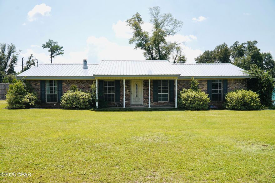 This home has opportunity written all over it!  It is located is an quiet and established neighborhood less than a mile from Merritt's Milpond and 3 miles from Walmart and I-10.  Three bedrooms and two baths laid out in a 2153 sq ft space makes this solid house the perfect footprint for most every stage of life!  The finishes, though desirable in their time, won't appeal to most people in 2025.  However, once the superficial layers are peeled back, a blank canvas to design your own sanctuary awaits.  Outdoors on this 3/4 acre lot an in-ground pool, an insulated and powered workshop, and a storage building are unexpected bonuses.   Start picking paint colors and schedule a tour today!